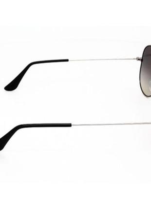 Мужские солнцезащитные очки в стиле ray ban aviator 3026 (003/32) lux4 фото