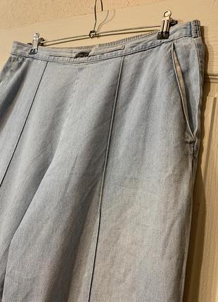 Стильные широкие джинсы батал 52-56 (25)3 фото