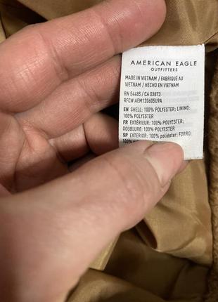 Волохата куртка сорочка на підкладці шубка меховушка american eagle, xxl3 фото