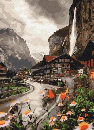 Картина за номерами "городок в швейцарії"
