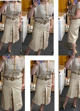 Крутая юбка миди в американском стиле ,charles  robertson,p40-422 фото