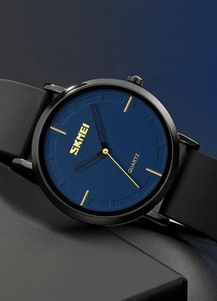 Жіночий наручний годинник skmei 2050 black-blue