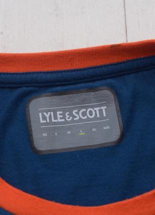 Футболка lyle scott big logo з великим лого брендова футболка з орлом6 фото