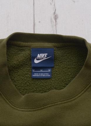 Nike swooch світшот кофта оригінальний в хакі кольорі р. м7 фото