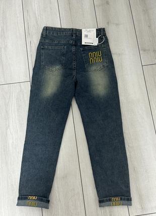 Жіночі джинси у стилі miumiu1 фото