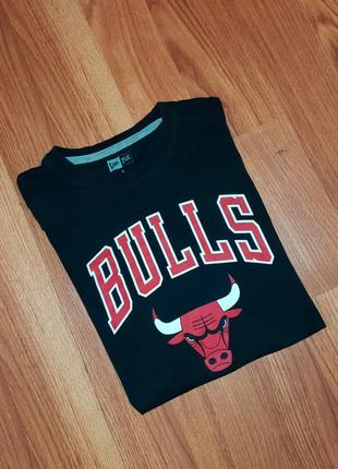 Чоловіча унікальна футболка new era nba bulls оригінал4 фото