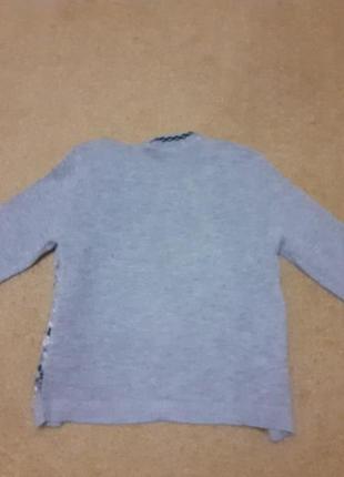Кофта свитер 2 в 1 м/l6 фото