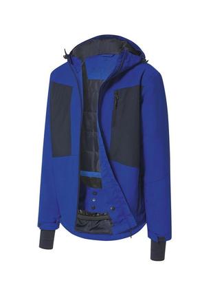 Термо-куртка мембранна (3000мм) для чоловіка crivit thermolite® ecomade 426411 l синій
