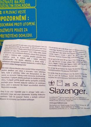 Яскравий жилет slazenger для плавання дитячий/рятувальний жилет на дитину 2-3 років8 фото