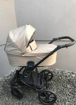 Коляска 2 в 1 baby merc piuma new 23b brown коричнева