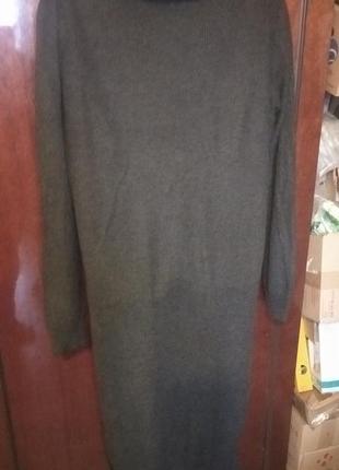 Макси платье свитер в рубчик h&m на 50-56 укр6 фото