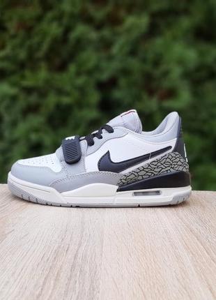 👟 кросівки  air jordan legacy 312 low білі з чорним та красним       / наложка bs👟