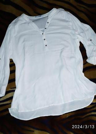 Натуральна рубашка сорочка блузка george хлопок бавовна3 фото