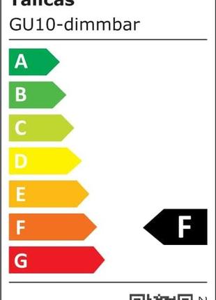 Світлодіодні лампи tailcas gu10, біла тепла лампочка 3000k з регульованою яскравістю.