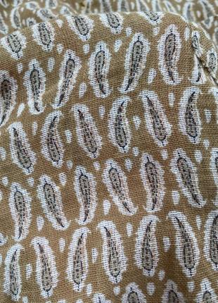 Легкая красивая льняная блуза в принт ,maddison,p40-423 фото