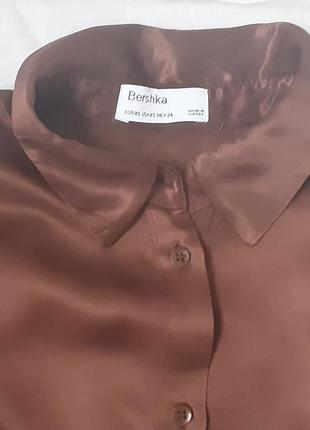 Сорочка bershka xs 42-44  оригінал 100%віскоза5 фото