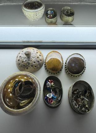 Міні шкатулка з натурального каменю, різьблена, непал9 фото