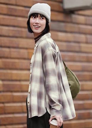 Сорочка uniqlo фланель