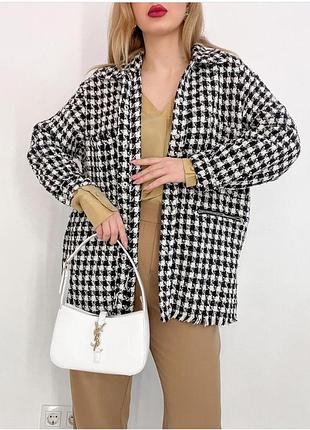 Твідова сорочка в клітинку