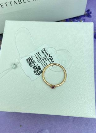Срібна каблучка перстень кільце колечко кольцо срібло пандора pandora ale з біркою і пломбою rose з камінцем8 фото