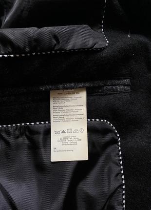 Шерстяной жакет куртка премиум класса anerkjendt, пиджак, черный с серым, кежуал,7 фото