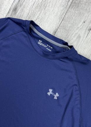 Under armour футболка xl размер спортивная синяя оригинал2 фото