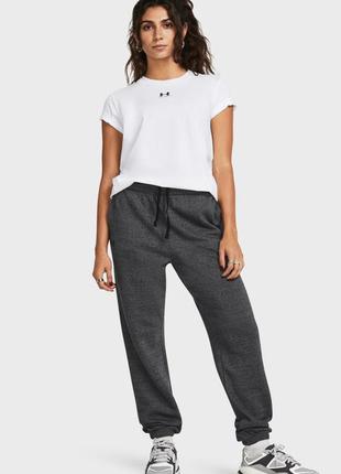 Жіночі темно-сірі спортивні штани ua rival terry jogger
