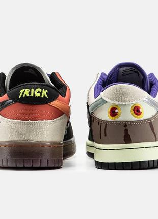 Nike sb dunk low halloween custom6 фото