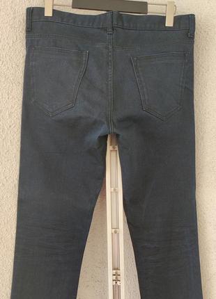 Джинсы kiabi dark blue slim fit size 34l (50uа), stretch2 фото