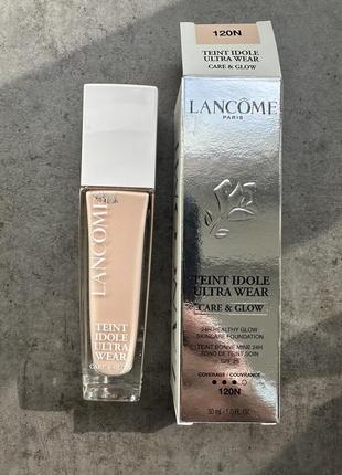 Lancome teint idole ultra wear care&glow, тональна основа-сироватка, 30ml7 фото