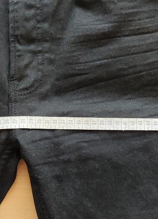 Джинсы kiabi black slim fit size 34l (50uа), stretch4 фото