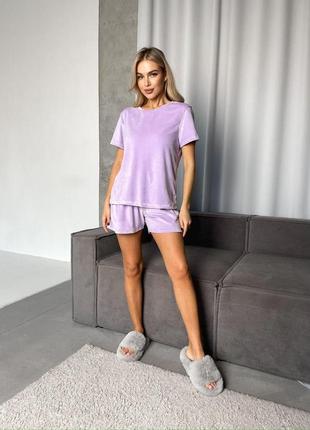 Жіноча велюроава пижама велюр  s-m| m-l| l-xl9 фото