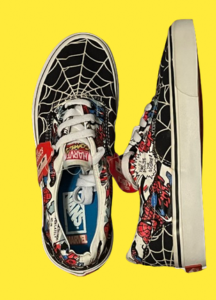 Кеды vans spider 🕷️ marvel black red white венс кроссовки на весну лето осень унисекс1 фото