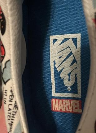 Кеды vans spider 🕷️ marvel black red white венс кроссовки на весну лето осень унисекс10 фото