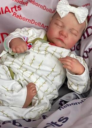 Реборн оригинал кукла пупс. виниловая  силиконовая кукла реборн младенец с аксессуарами 50см. оригинал