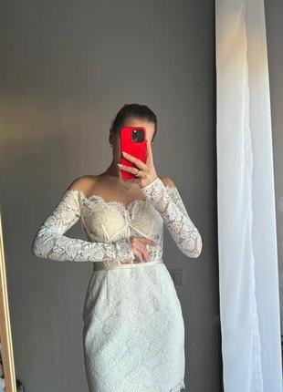Весілька сукня /коктейльна сукня / сукня міні