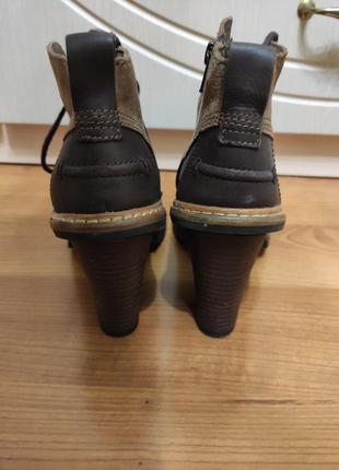 Женские кожаные демисезонные ботинки р.37-24см4 фото