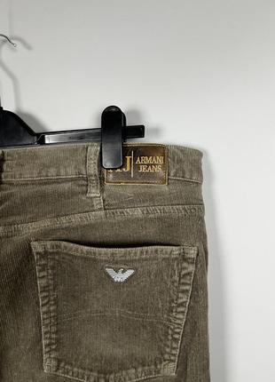 Armani jeans чоловічі вельветові штани2 фото