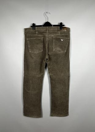 Armani jeans чоловічі вельветові штани