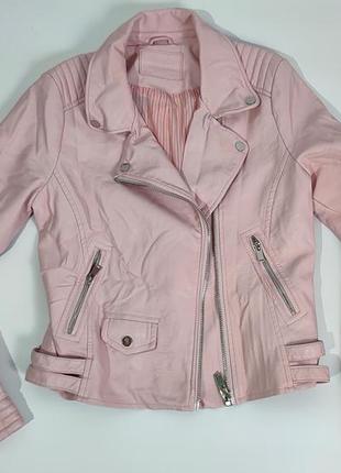 Косуха розовая куртка1 фото