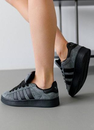 Жіночі кросівки adidas campus prm dark gray black8 фото