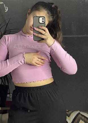Рожевий пуловер2 фото