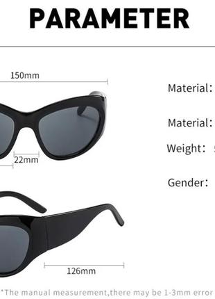 Спортивные очки цвет трендовые женские мужские солнцезащитные стильные  y2k prada versace yvl4 фото