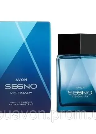 Мужская парфюмная вода avon segno visionary, 75 мл (эйвон сегно)2 фото