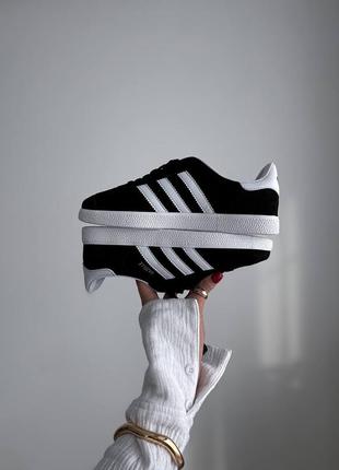 Кеди adidas gazelle  black white9 фото
