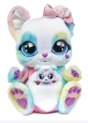 Интерактивная радужная панда peek-a-roo interactive rainbow plush toy