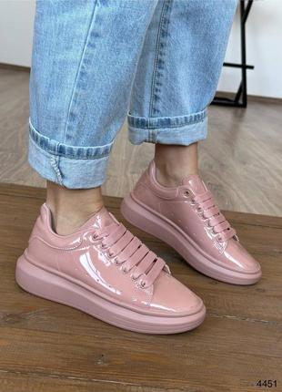 Лакові кеди кросівки лак