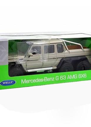 Металева модель машини mercedes-benz g63 amg 6x68 фото