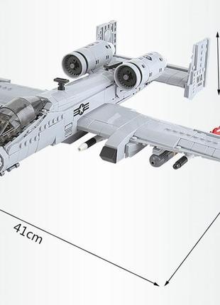 Конструктор військовий літак штурмовик a-10 thunderbolt ii 961 деталь xingbao9 фото