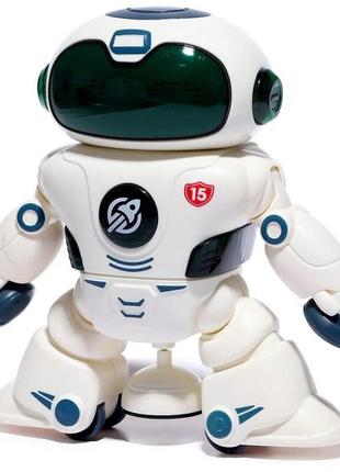 Іграшка танцюючий робот на батарейках зі звуком і світлом2 фото